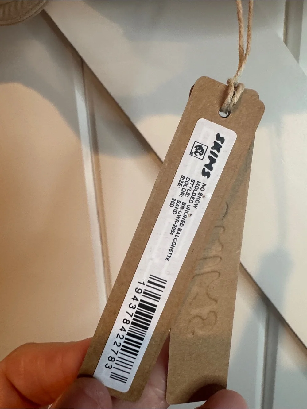 SKIMS Sheer Underwire Bra in Beige - Picture 3 of 8